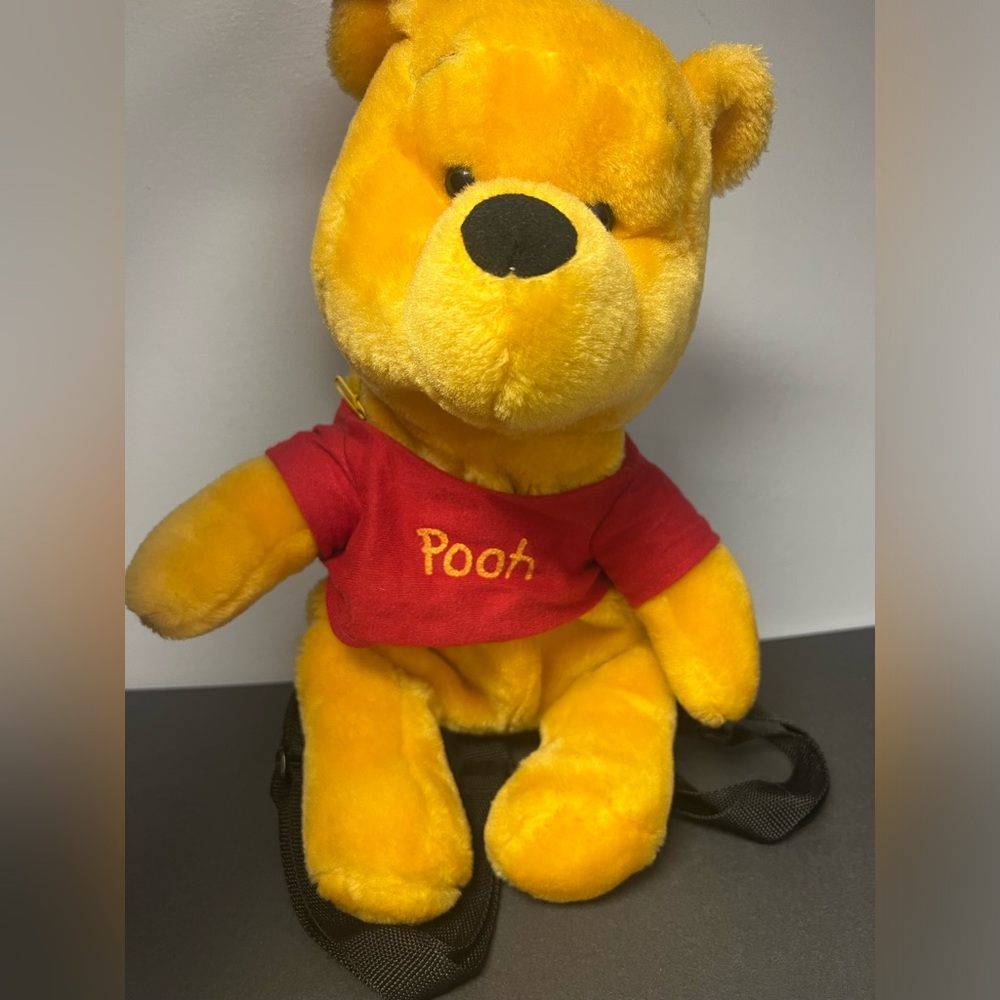 Disney- Winnie‎ the Pooh- Backpack, Vintage, zipper small pouch, Pre-Owned